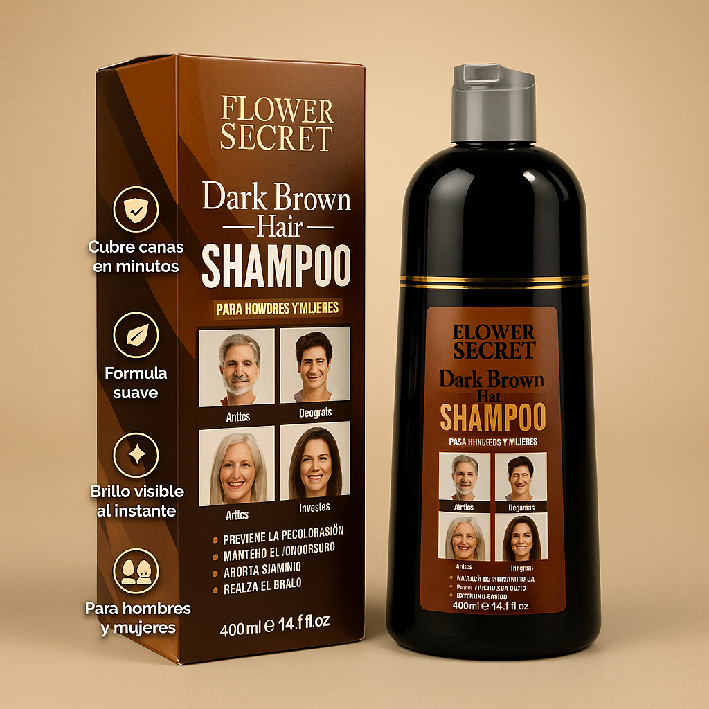 SHAMPOO PINTA CANAS FLOWER SECRET 400 ML